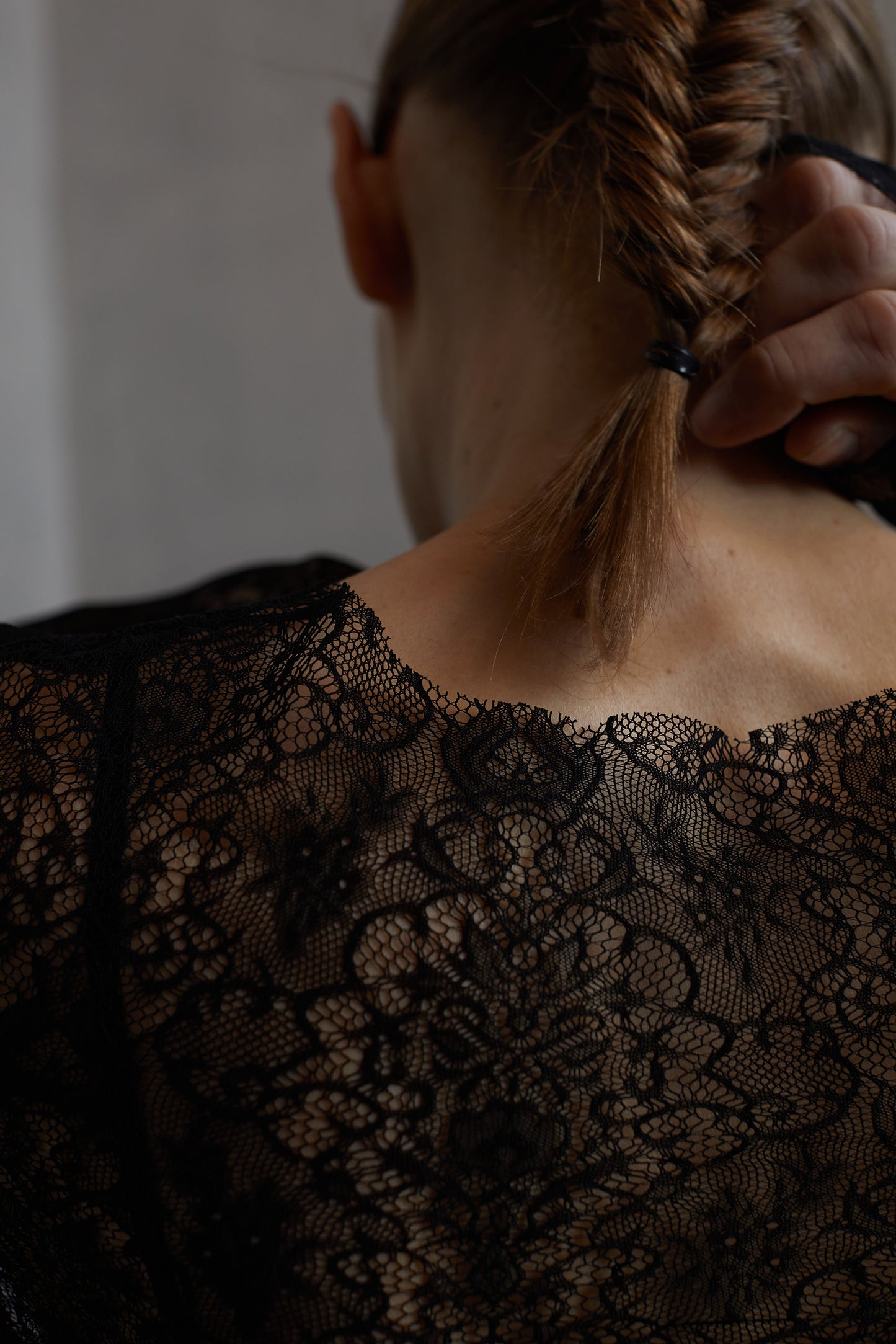 Stretchy vintage lace lined tops