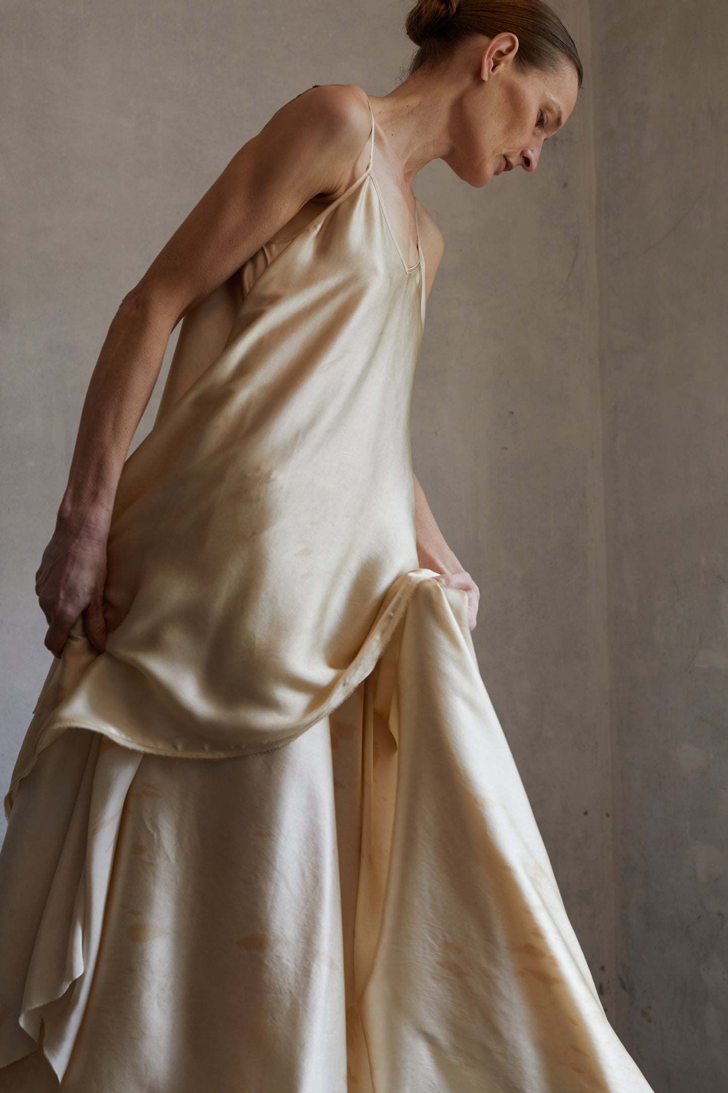 Mulberry Silk Irregular Hem Camisole,Skirt