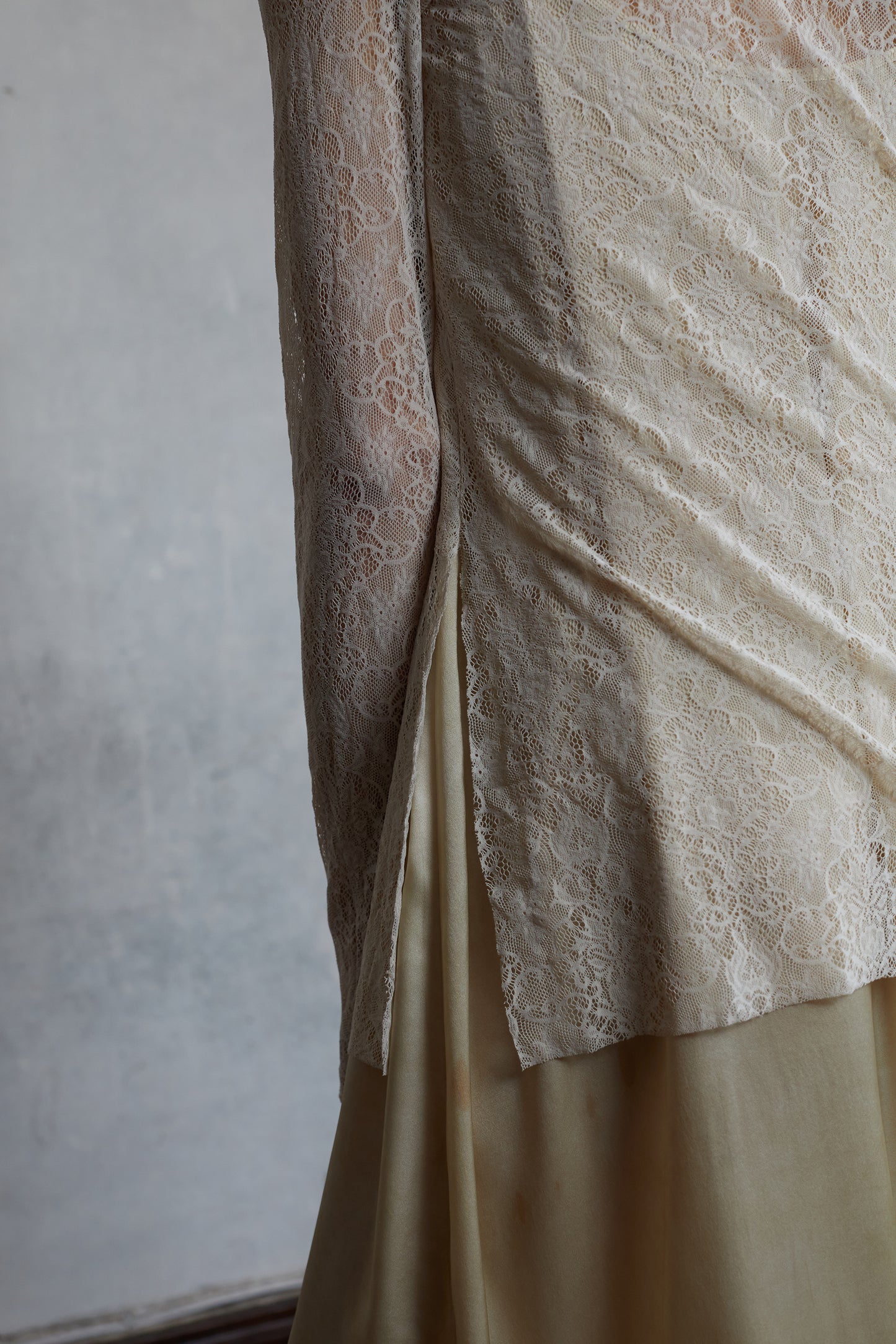 Stretchy vintage lace lined tops