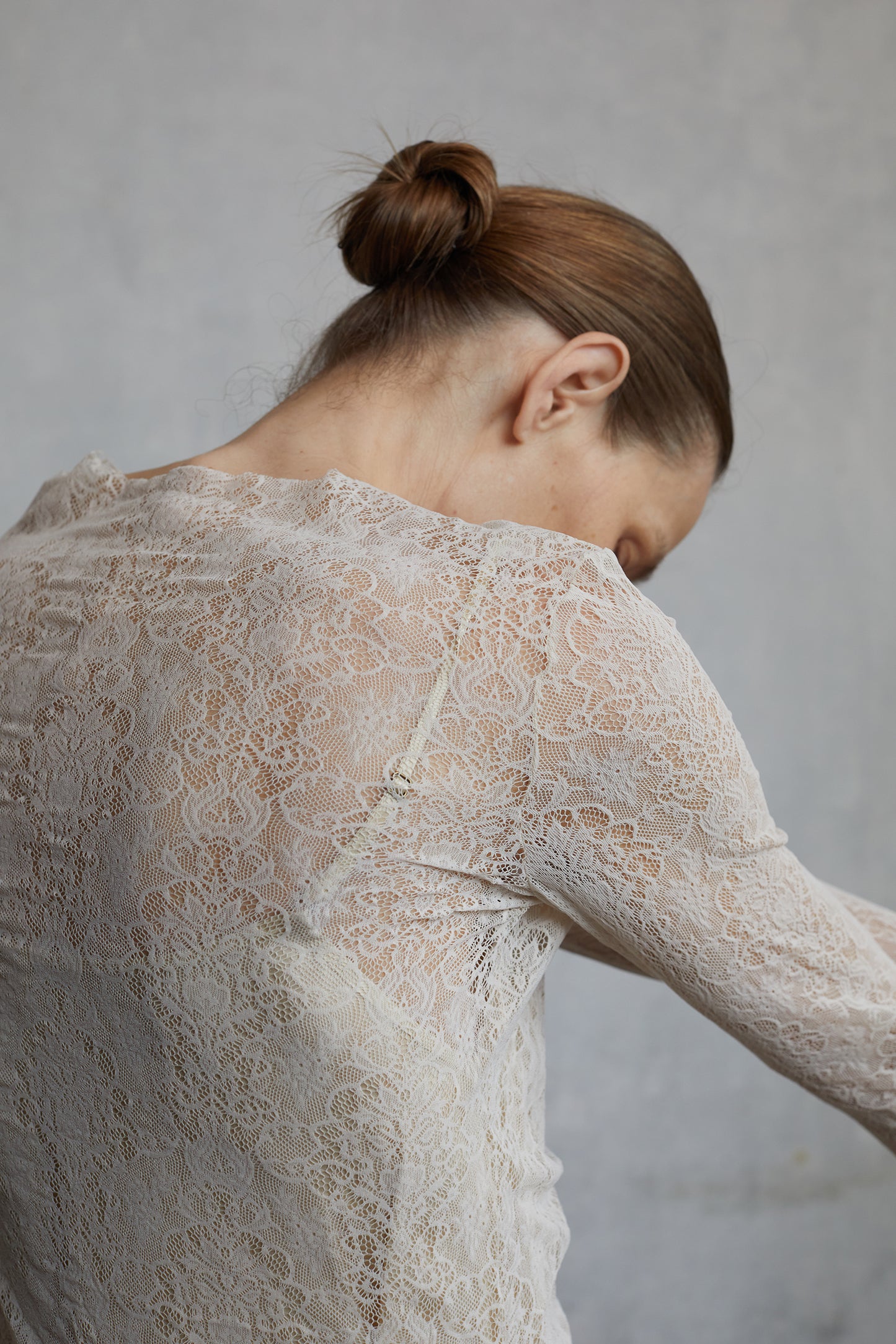 Stretchy vintage lace lined tops