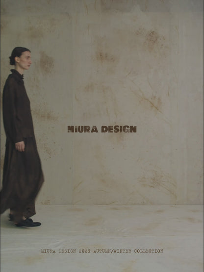 Mud Dye Classical Silk Asymmetric Shirt and Skirt Set